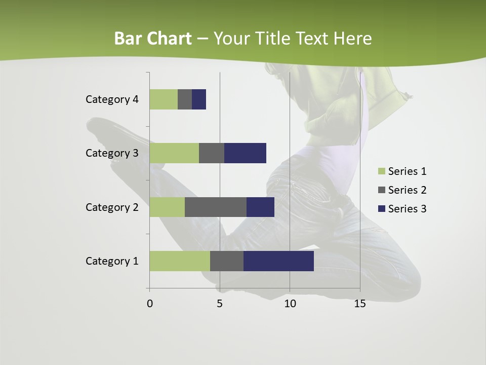 Young Posing Grace PowerPoint Template