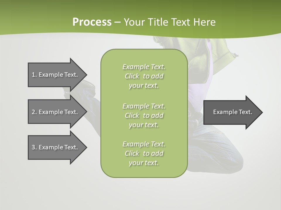 Young Posing Grace PowerPoint Template