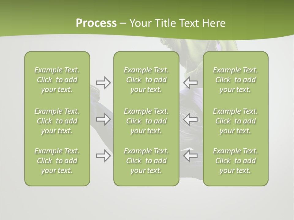 Young Posing Grace PowerPoint Template