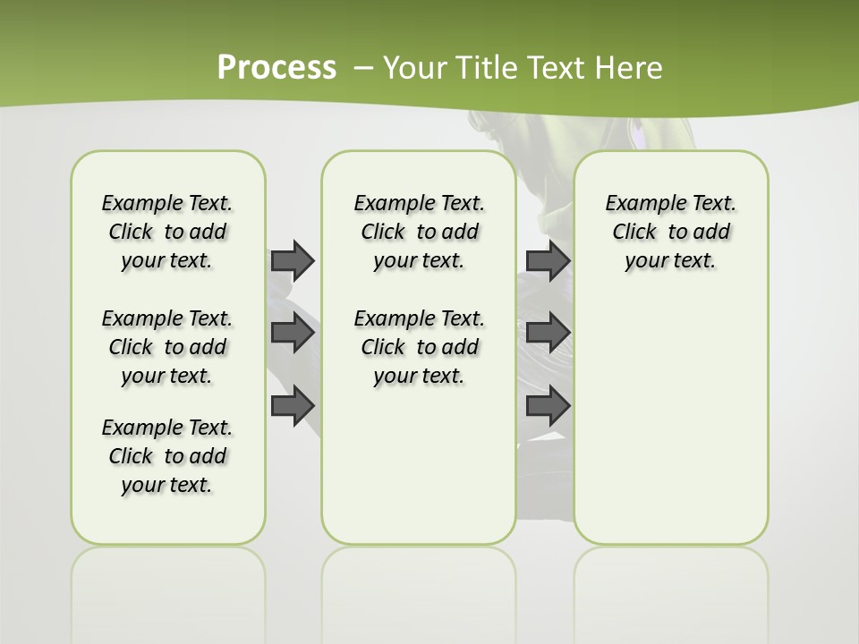 Young Posing Grace PowerPoint Template