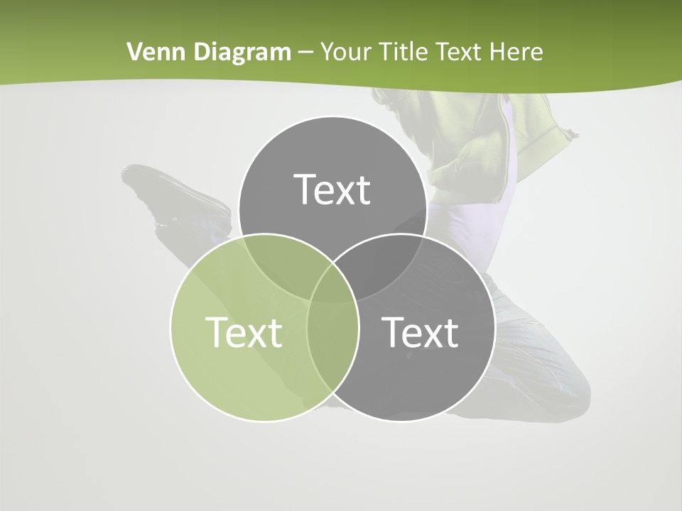 Young Posing Grace PowerPoint Template