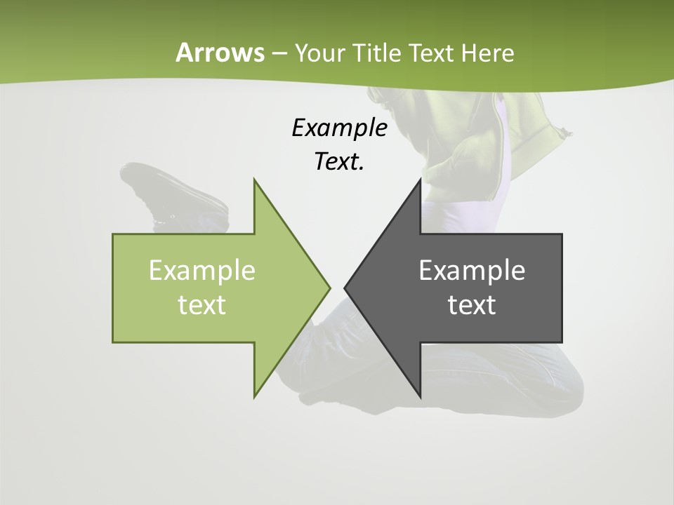 Young Posing Grace PowerPoint Template