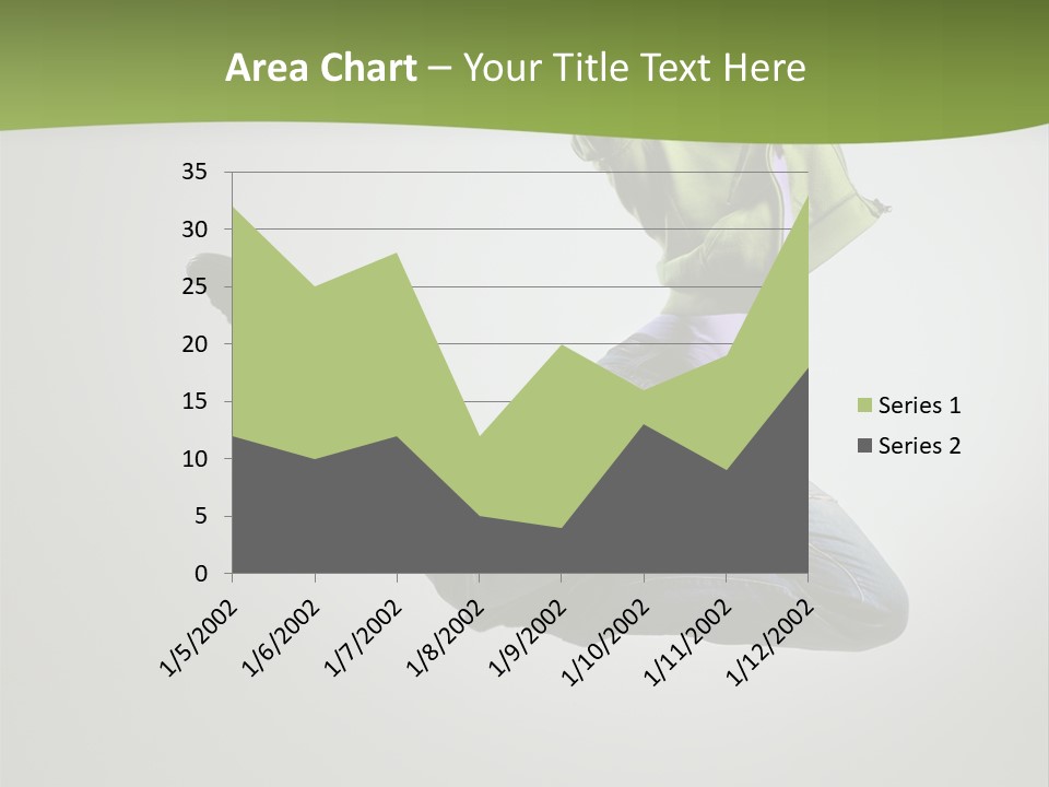 Young Posing Grace PowerPoint Template