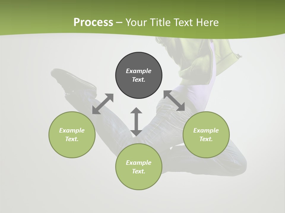 Young Posing Grace PowerPoint Template