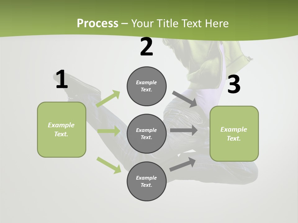 Young Posing Grace PowerPoint Template