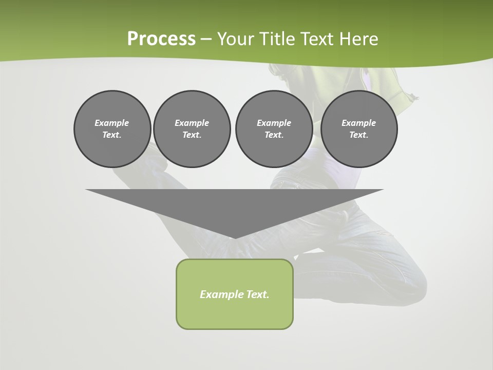 Young Posing Grace PowerPoint Template