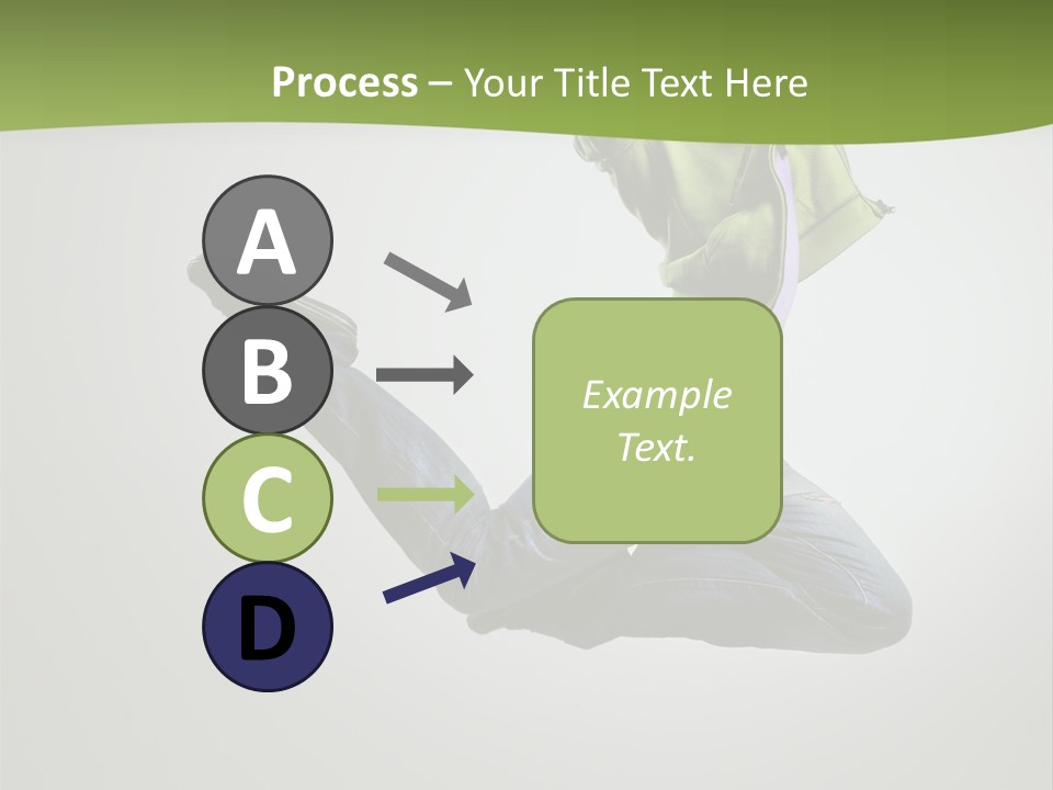 Young Posing Grace PowerPoint Template