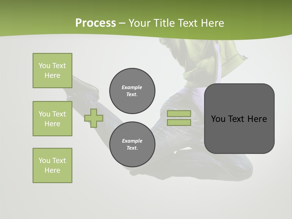 Young Posing Grace PowerPoint Template