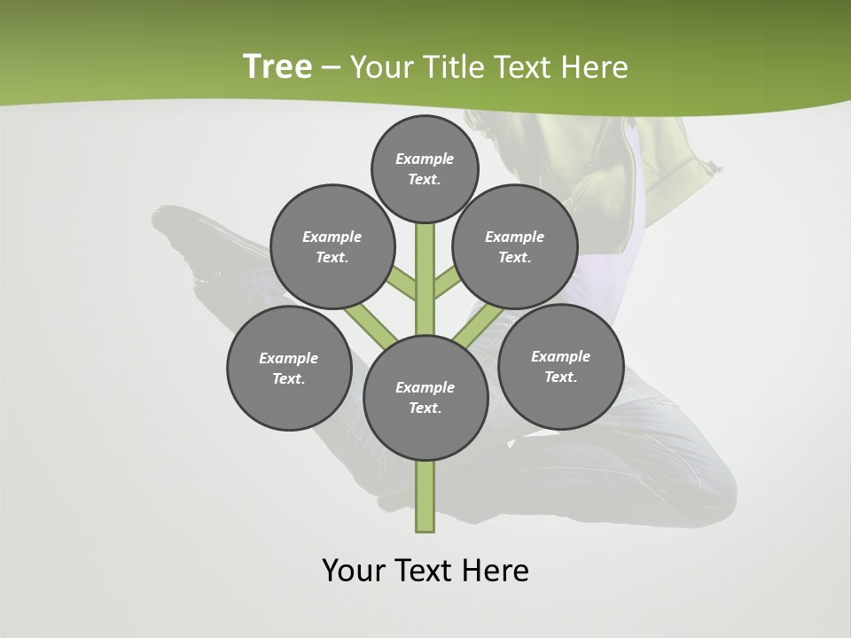 Young Posing Grace PowerPoint Template