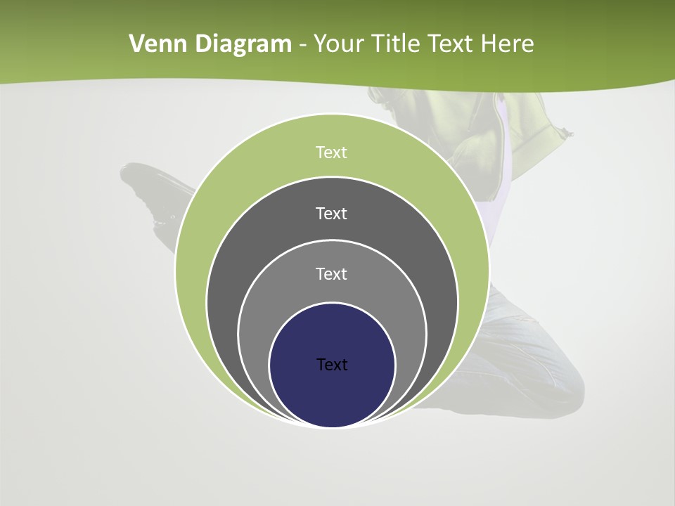 Young Posing Grace PowerPoint Template