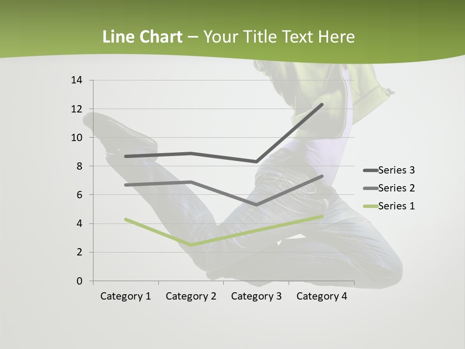 Young Posing Grace PowerPoint Template