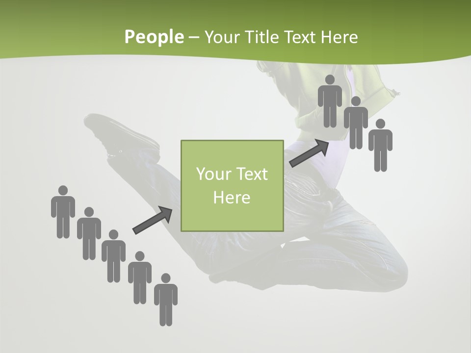 Young Posing Grace PowerPoint Template