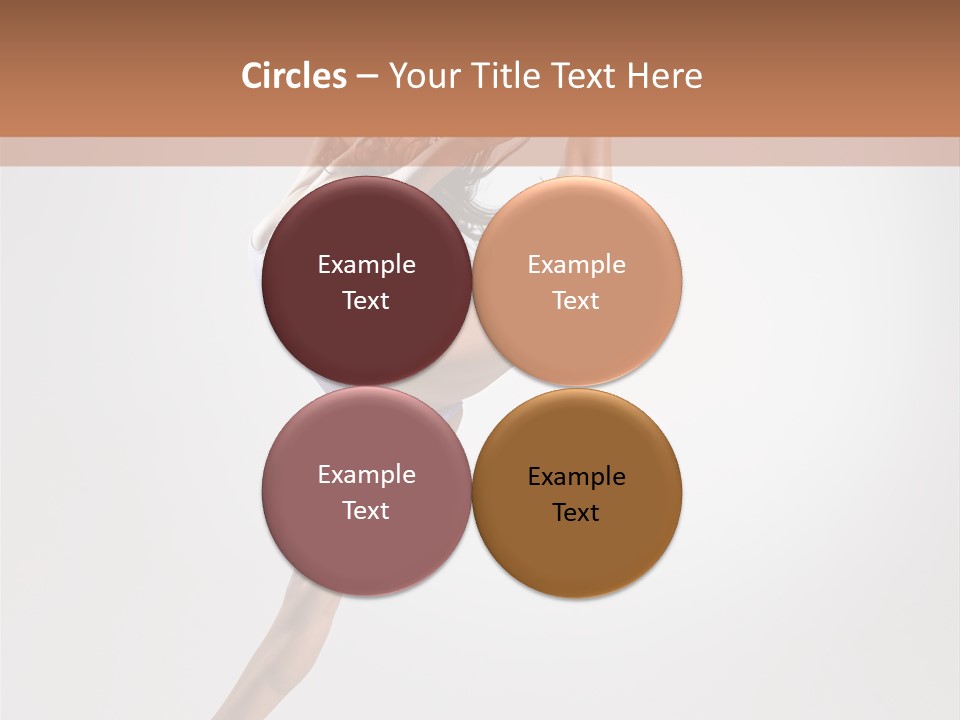 Sensuality Stretching Elegance PowerPoint Template