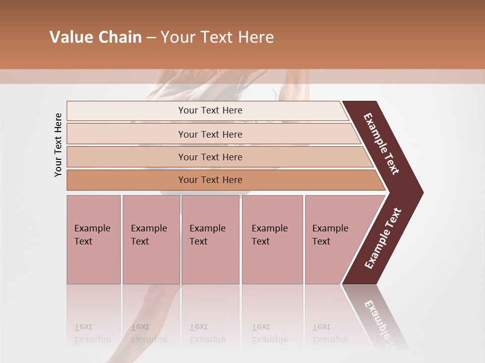 Sensuality Stretching Elegance PowerPoint Template