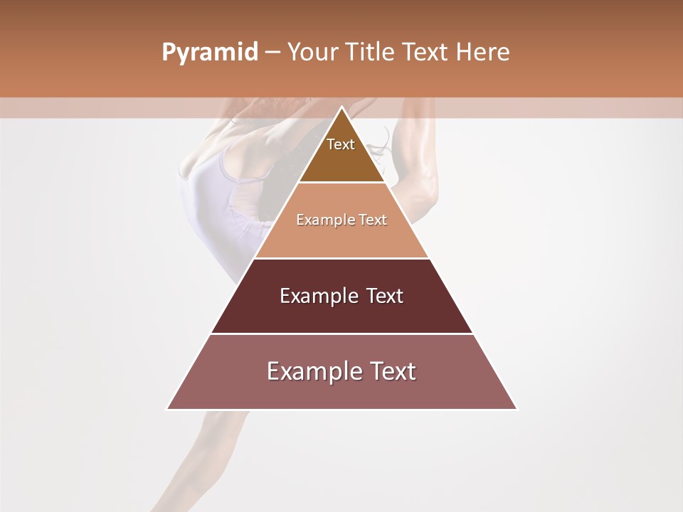 Sensuality Stretching Elegance PowerPoint Template