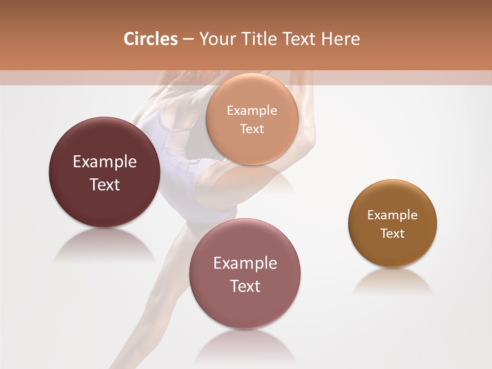 Sensuality Stretching Elegance PowerPoint Template