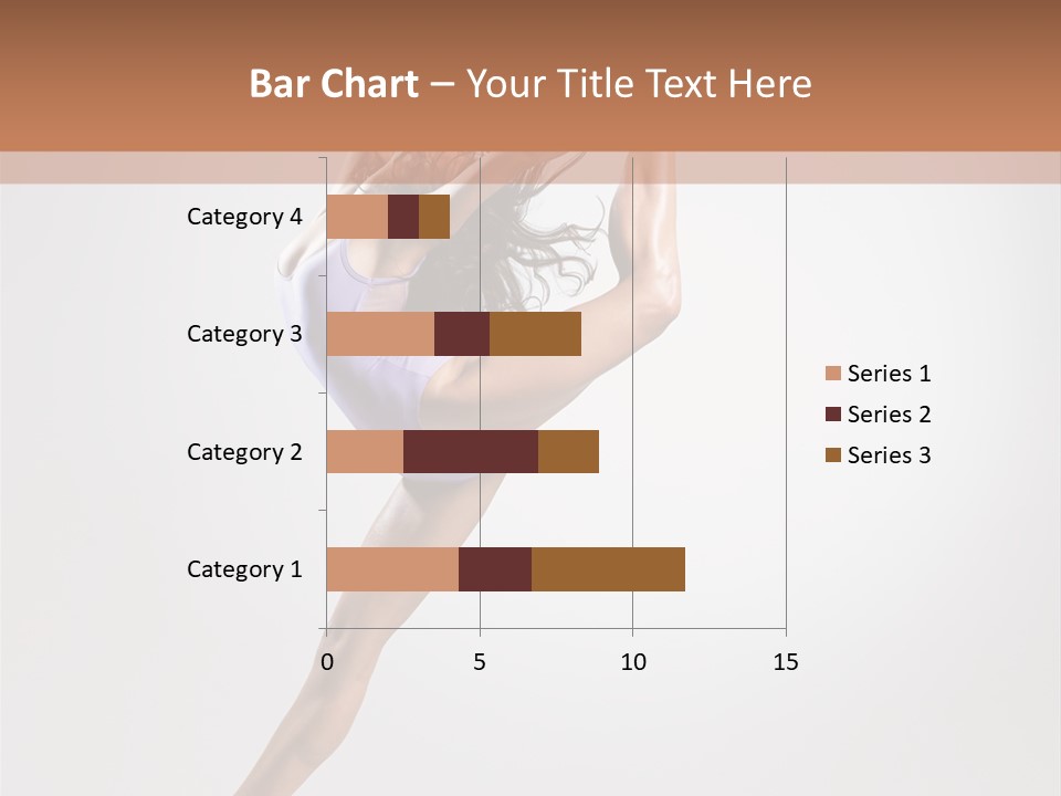 Sensuality Stretching Elegance PowerPoint Template
