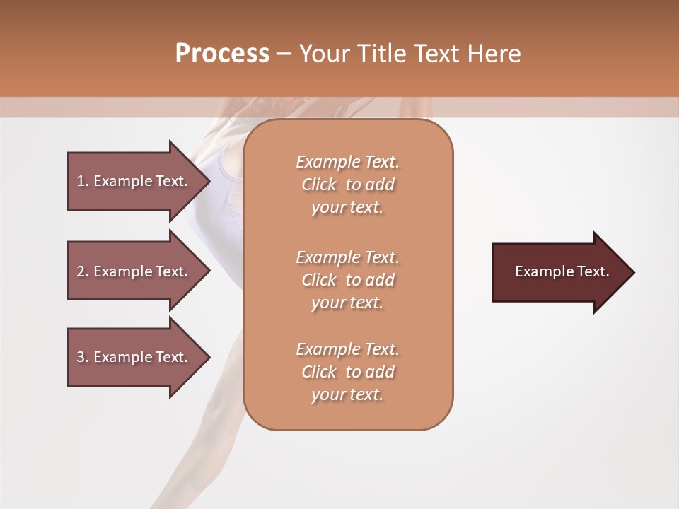 Sensuality Stretching Elegance PowerPoint Template