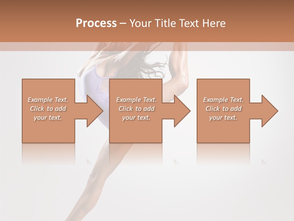 Sensuality Stretching Elegance PowerPoint Template