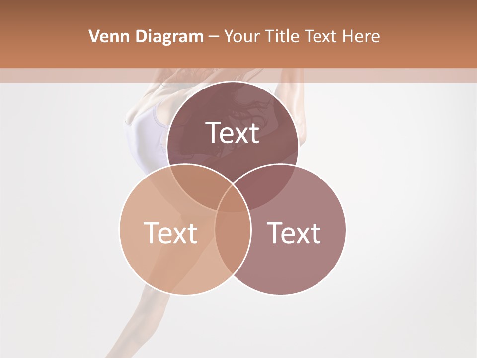 Sensuality Stretching Elegance PowerPoint Template