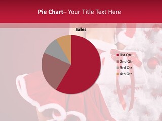 Woman Claus Xmas PowerPoint Template