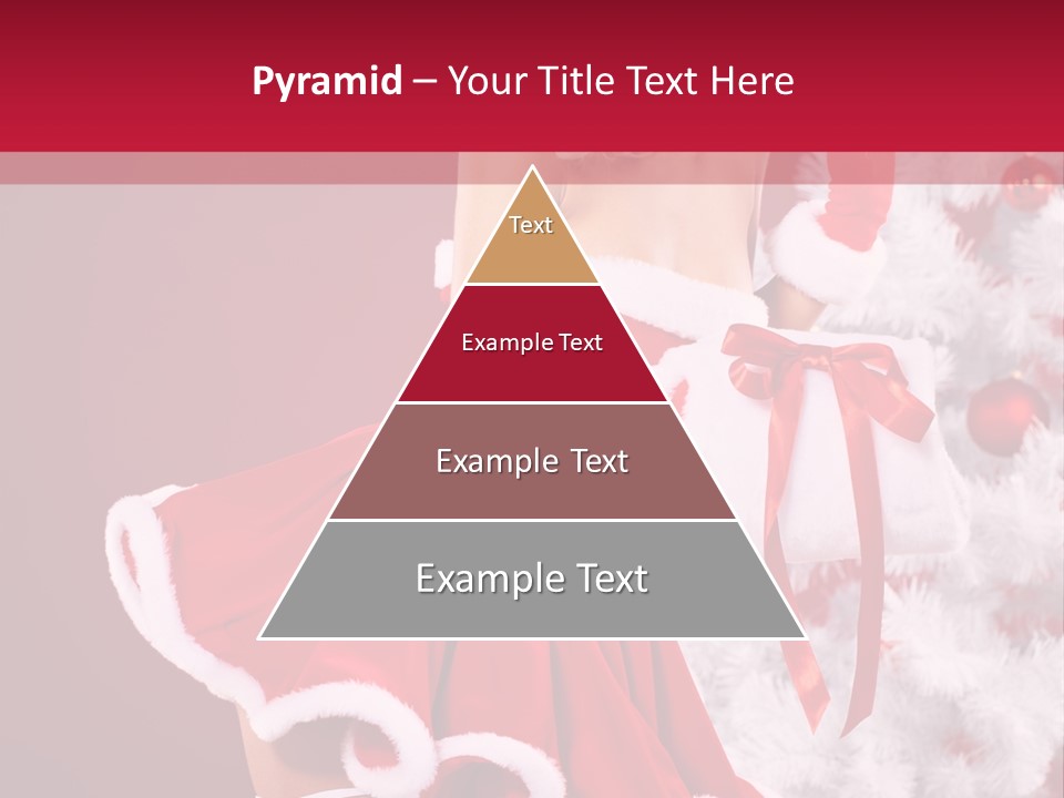 Woman Claus Xmas PowerPoint Template