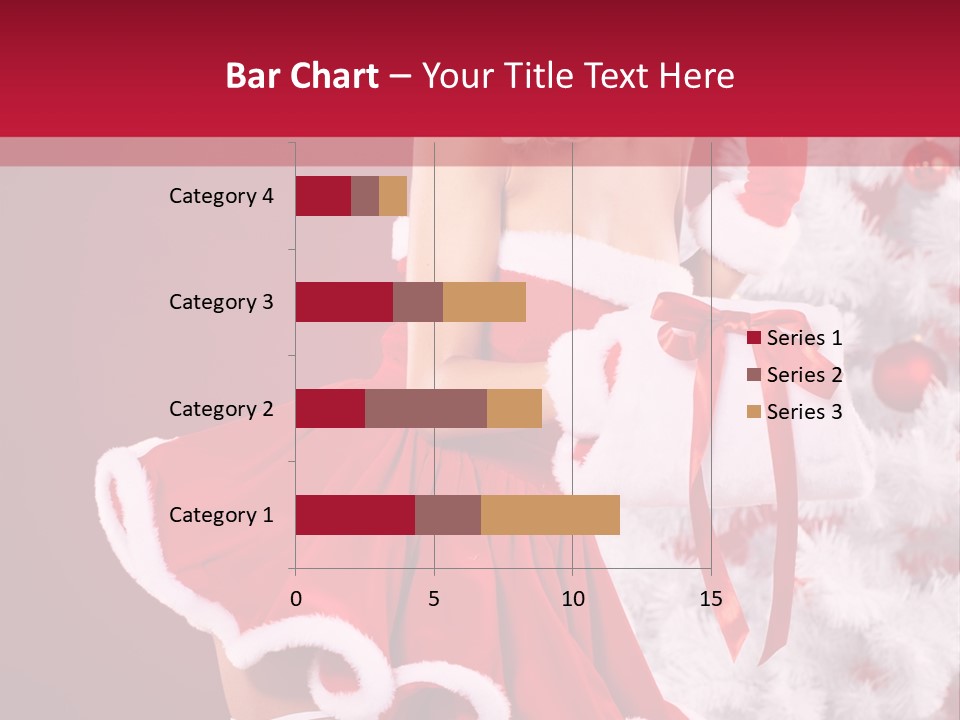 Woman Claus Xmas PowerPoint Template