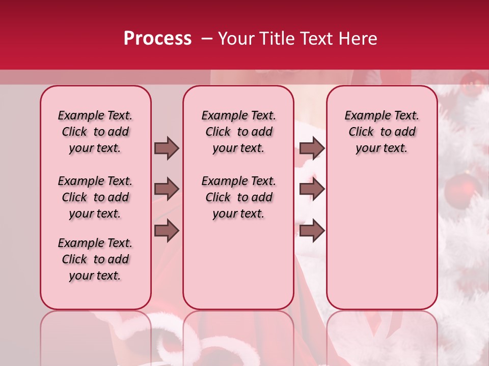 Woman Claus Xmas PowerPoint Template