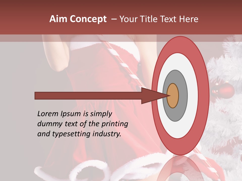 Hat Fur Pin PowerPoint Template