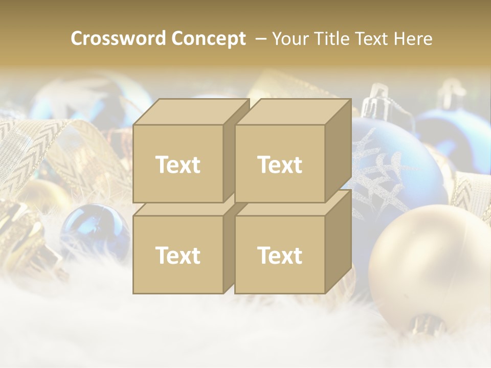 Object Winter Picture PowerPoint Template