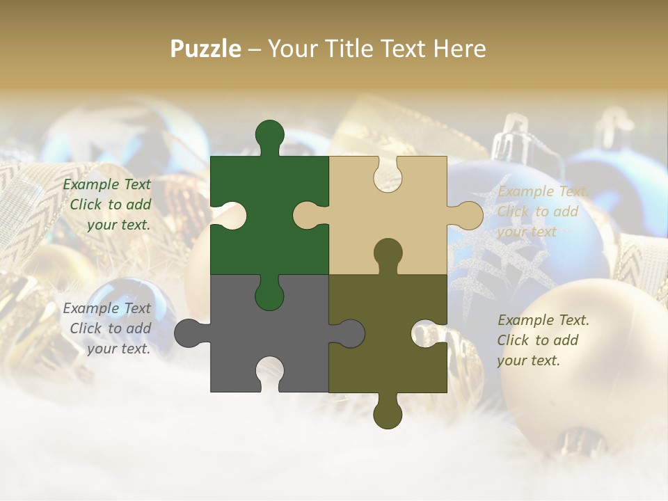 Object Winter Picture PowerPoint Template