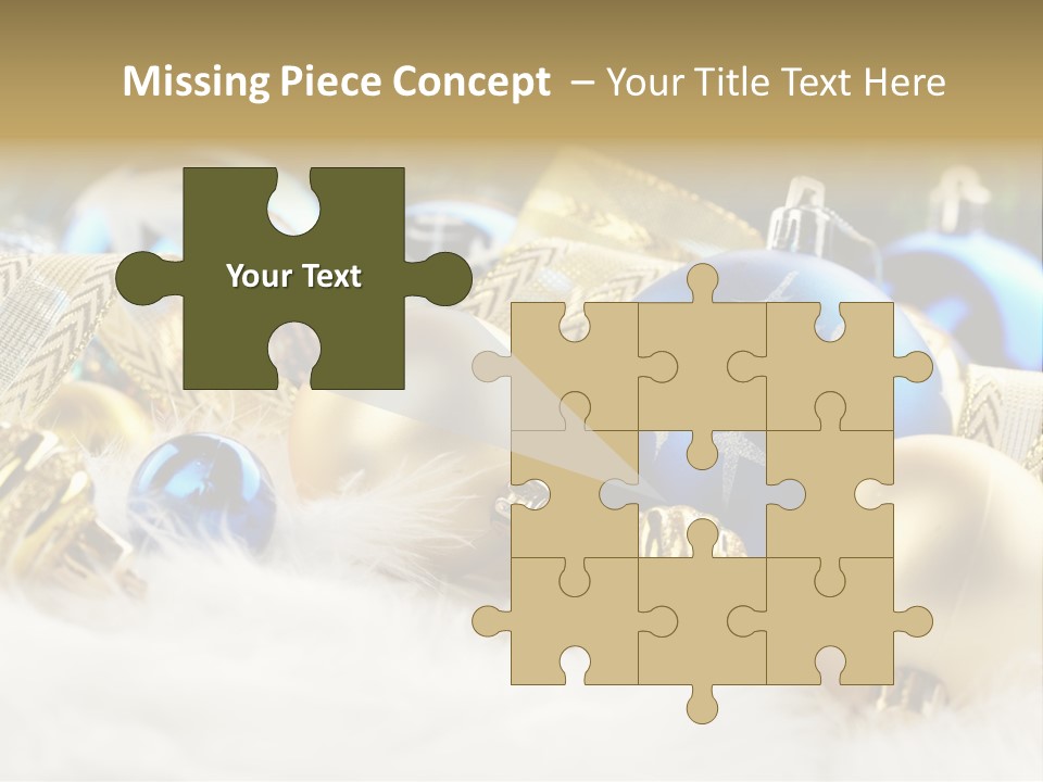 Object Winter Picture PowerPoint Template