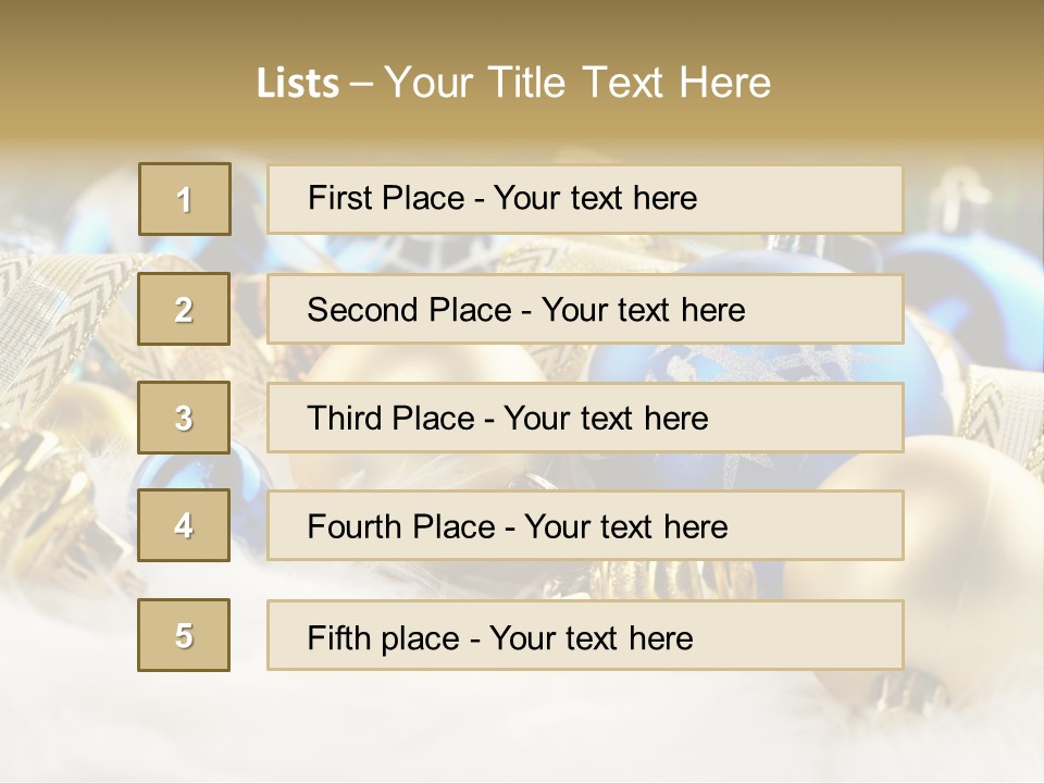 Object Winter Picture PowerPoint Template
