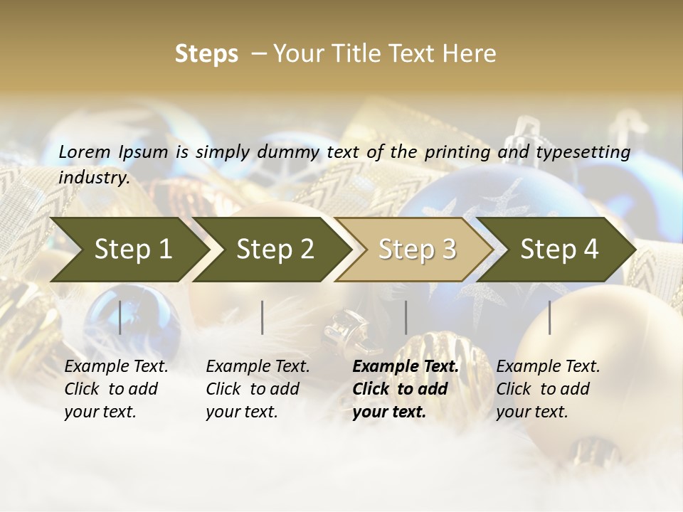 Object Winter Picture PowerPoint Template
