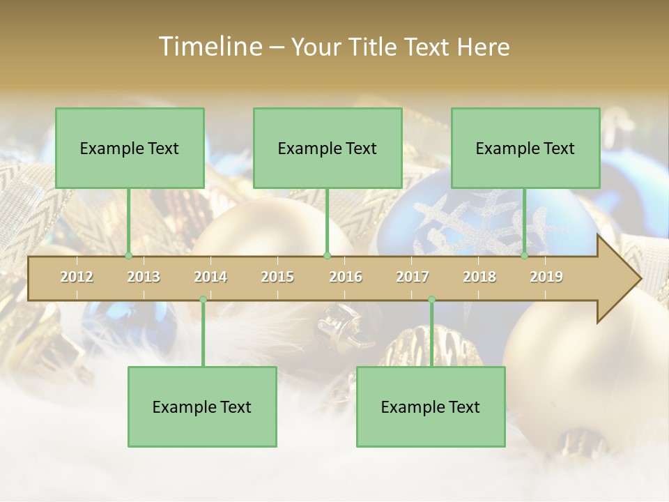 Object Winter Picture PowerPoint Template