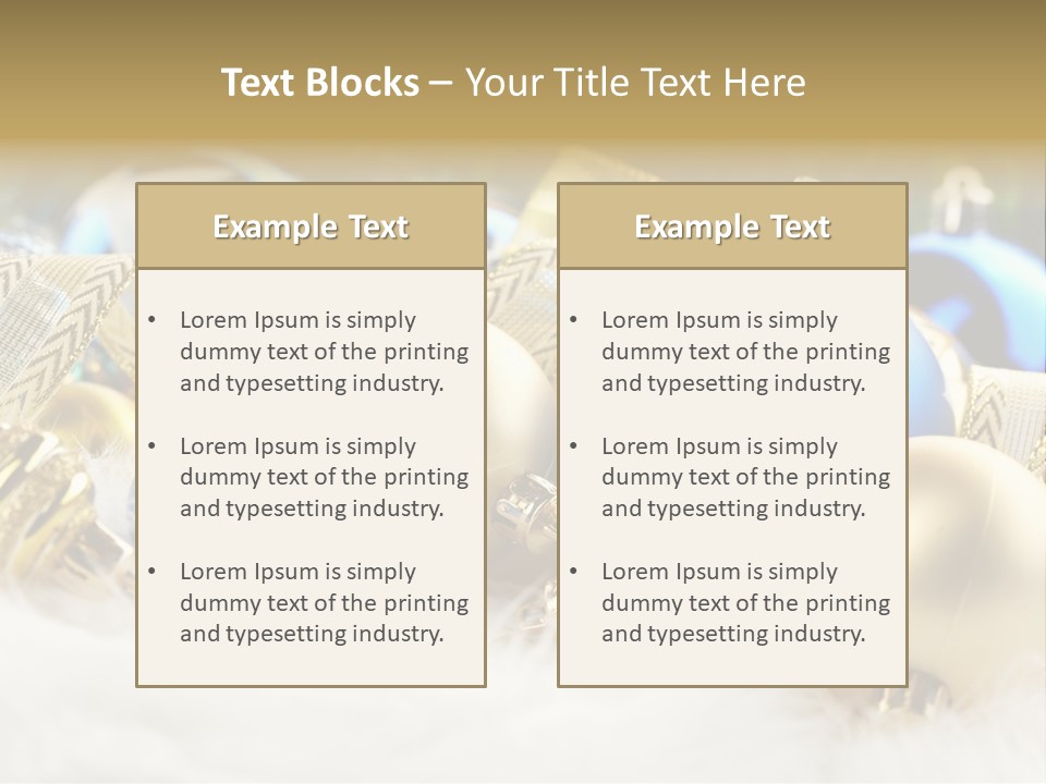 Object Winter Picture PowerPoint Template