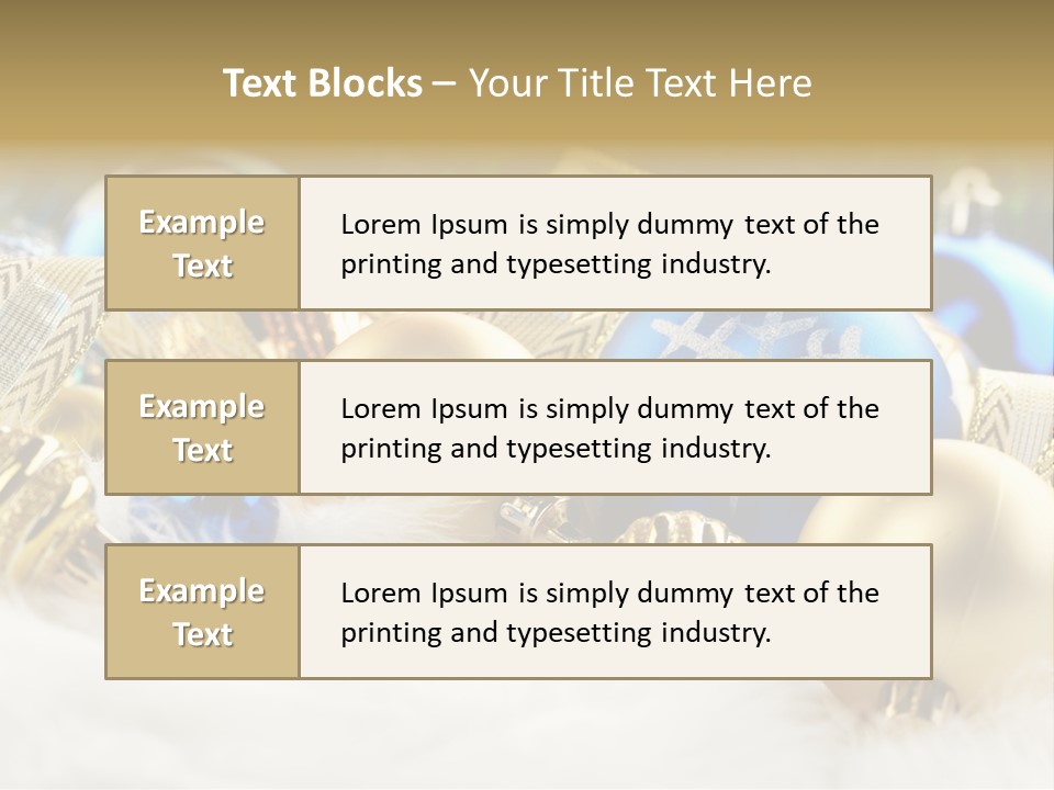 Object Winter Picture PowerPoint Template