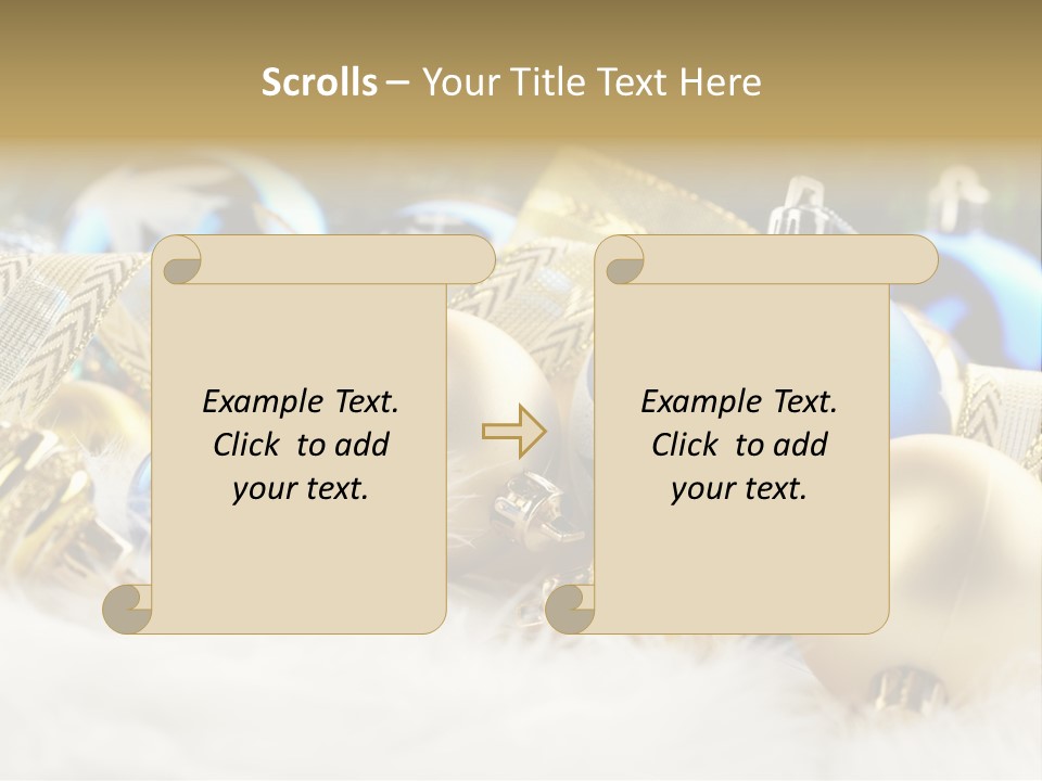 Object Winter Picture PowerPoint Template
