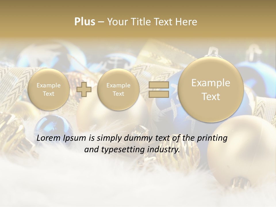 Object Winter Picture PowerPoint Template