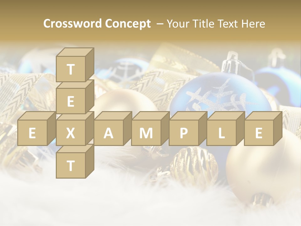 Object Winter Picture PowerPoint Template