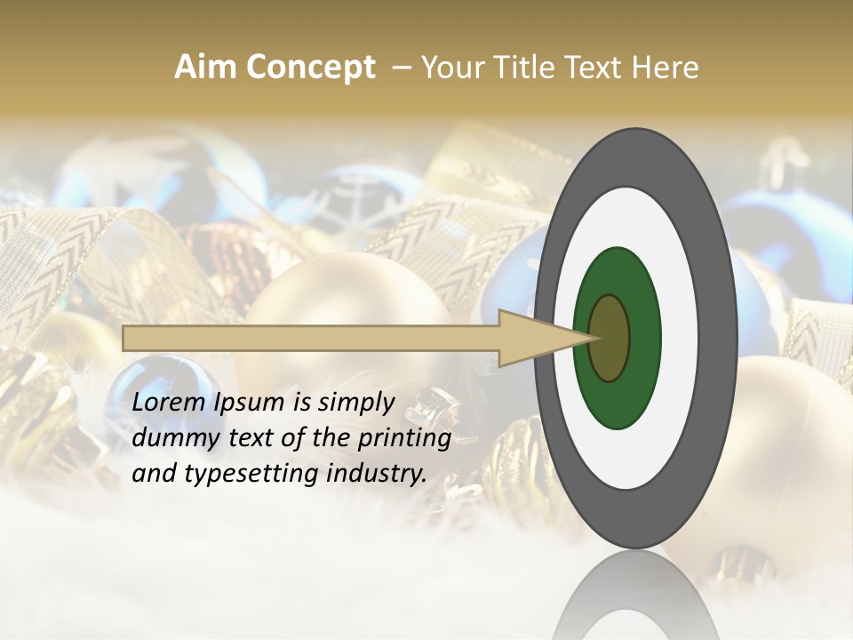 Object Winter Picture PowerPoint Template