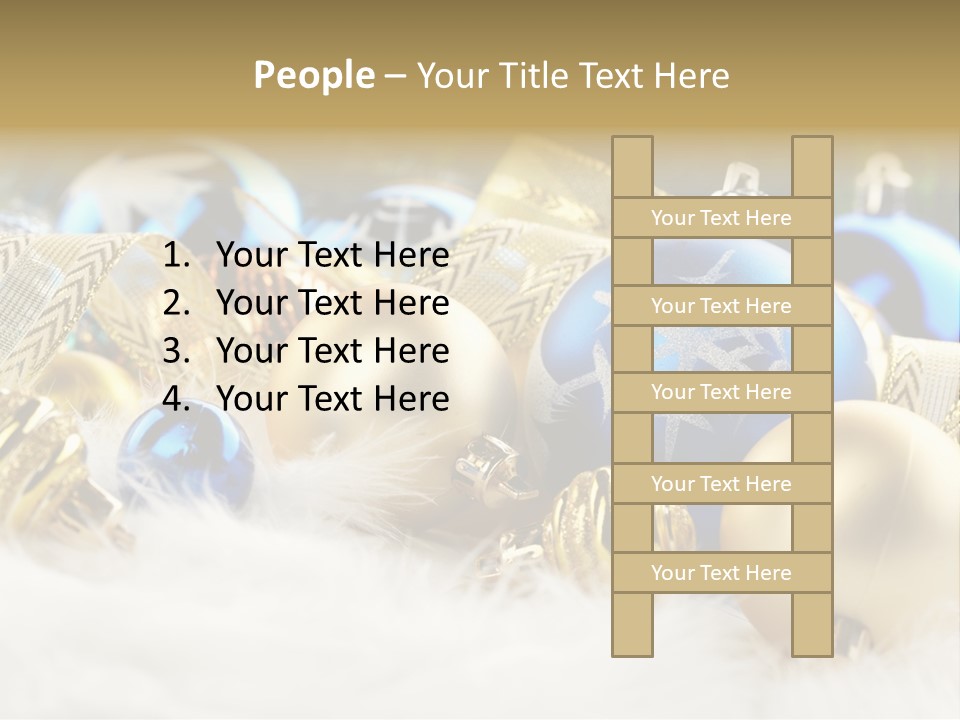 Object Winter Picture PowerPoint Template