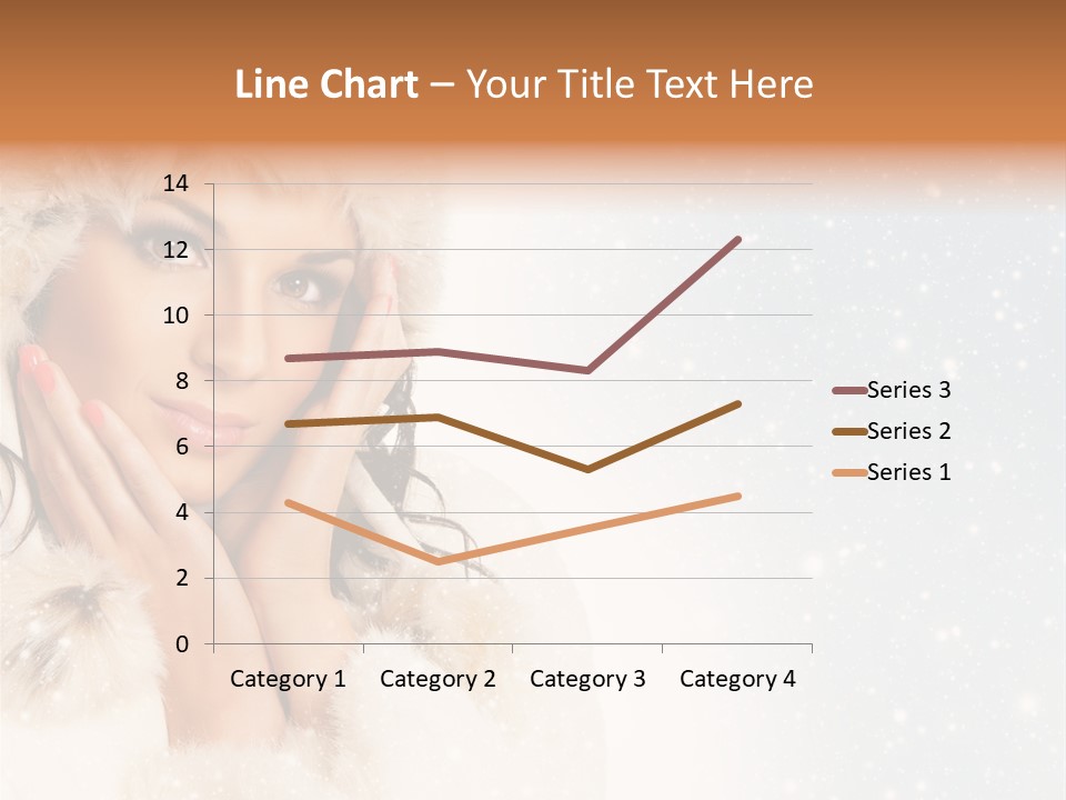 Portrait Woman Cheerful PowerPoint Template