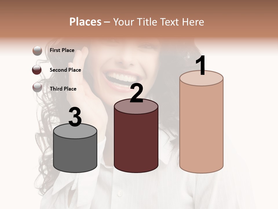 Executive Confidence Looking At Camera PowerPoint Template