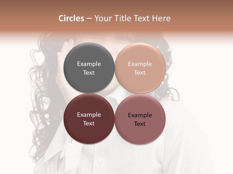 Executive Confidence Looking At Camera PowerPoint Template