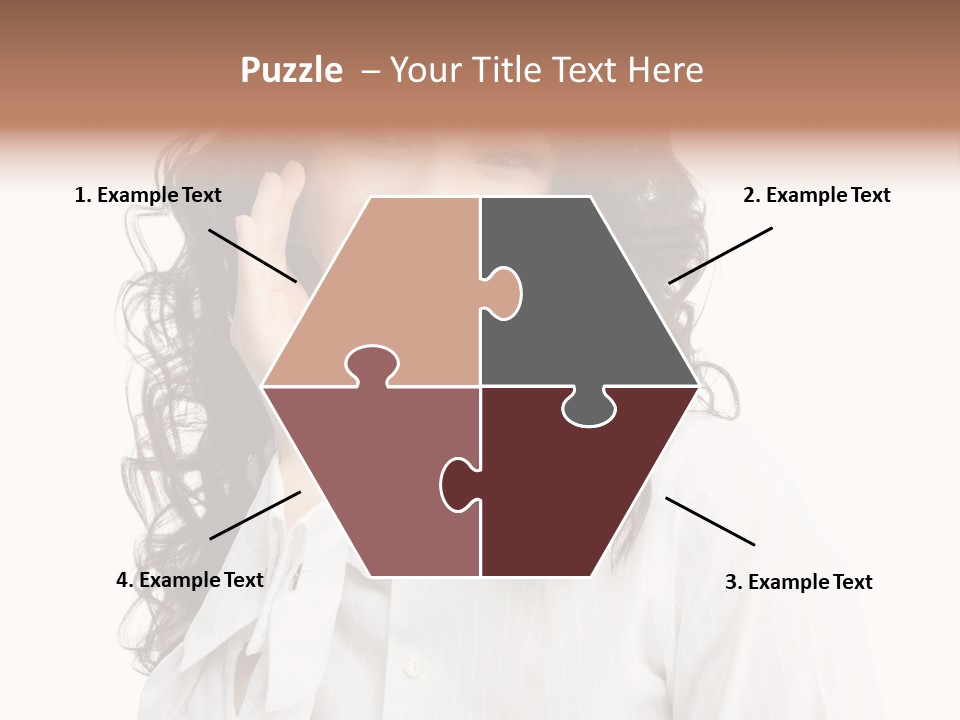 Executive Confidence Looking At Camera PowerPoint Template