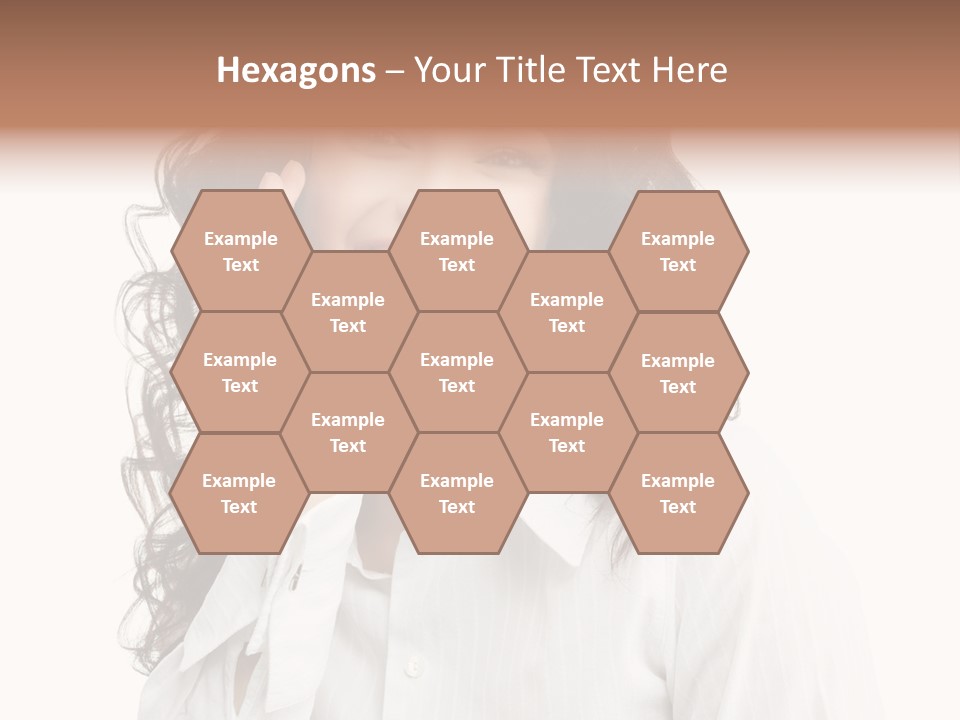 Executive Confidence Looking At Camera PowerPoint Template