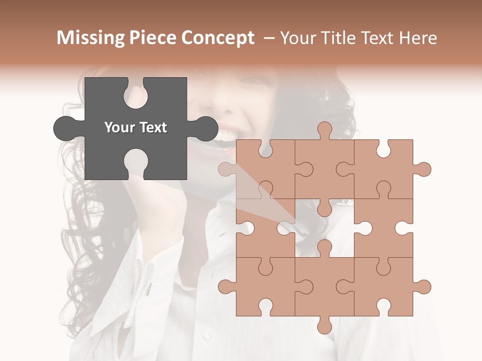 Executive Confidence Looking At Camera PowerPoint Template