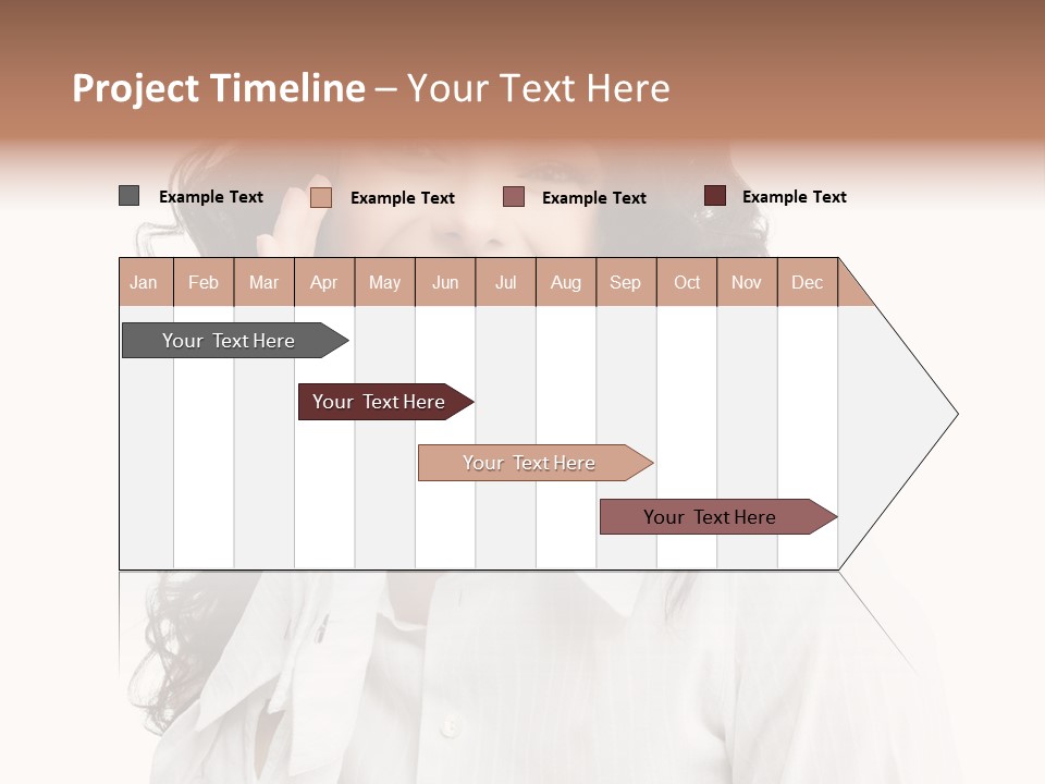 Executive Confidence Looking At Camera PowerPoint Template