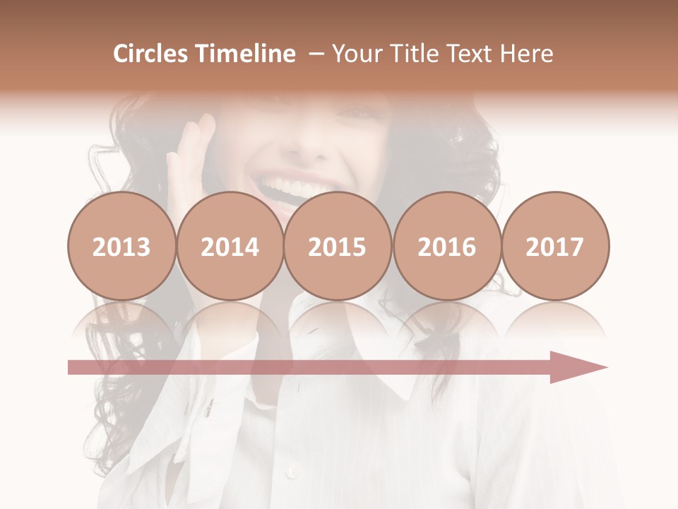 Executive Confidence Looking At Camera PowerPoint Template